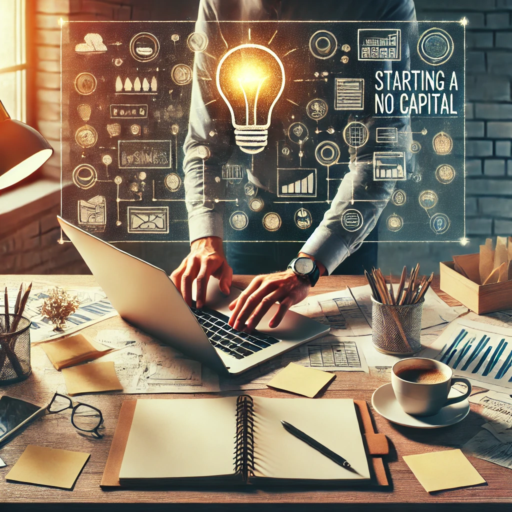 créer une entreprise sans capital