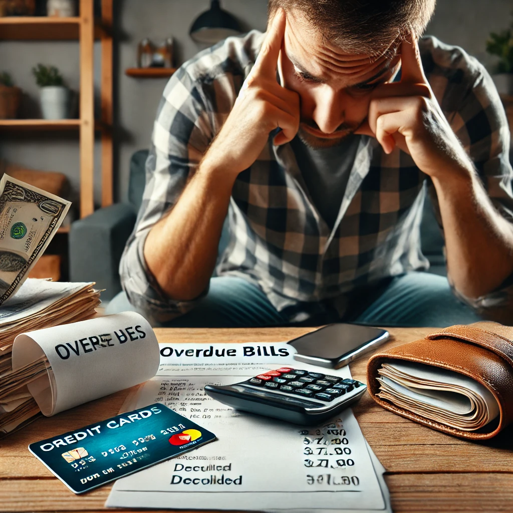 homme de moins de 30 ans qui a fait des erreurs financières