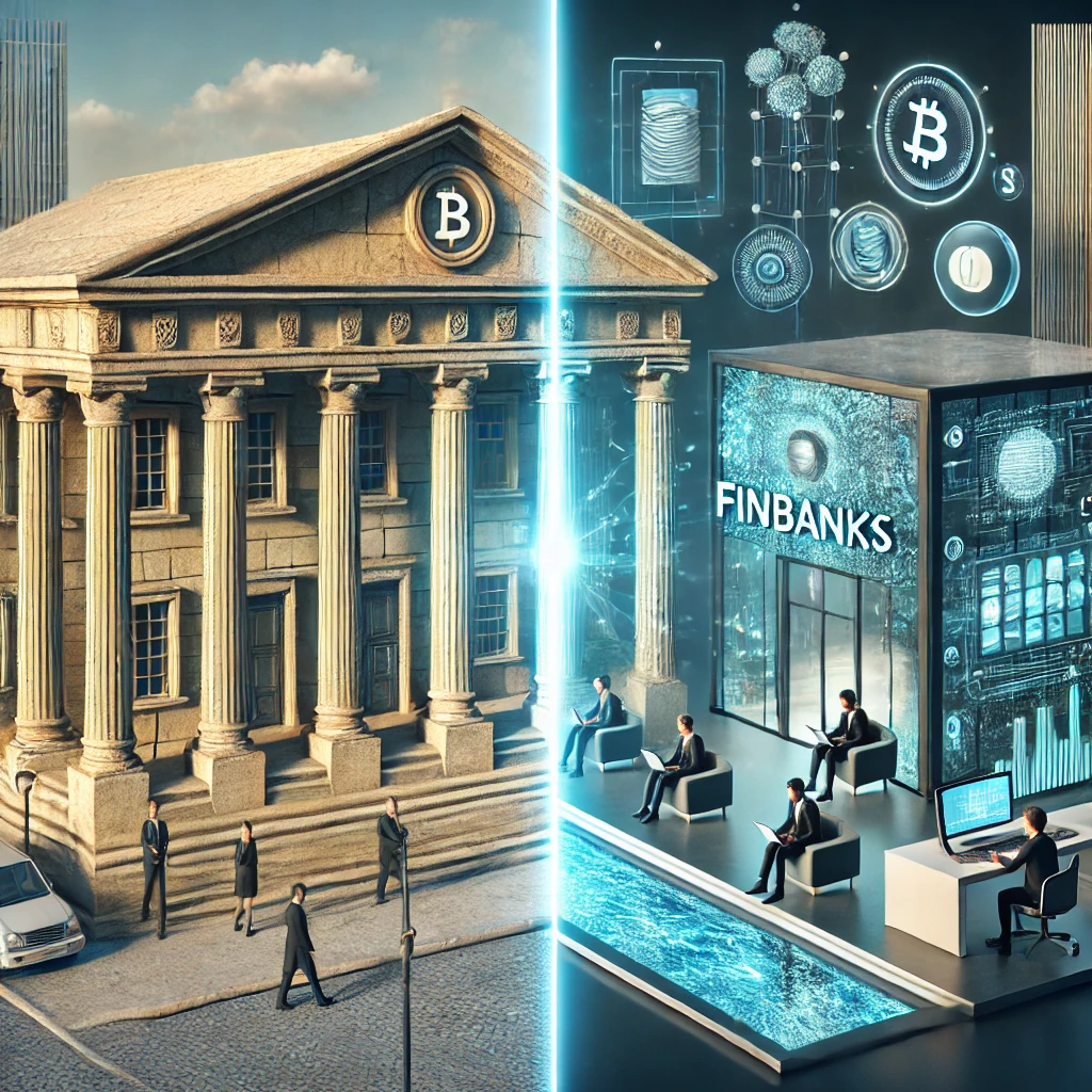 banque traditionnelle vs fintech et neobanque