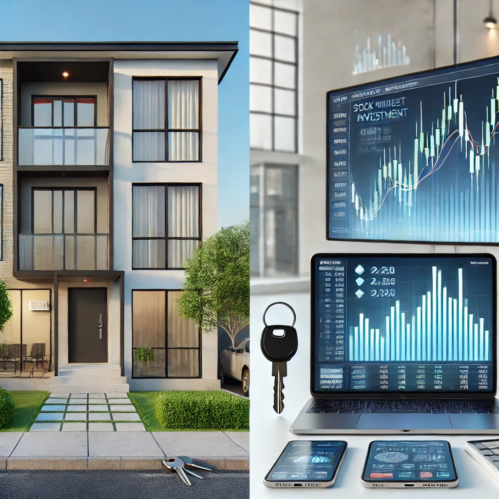 immobilier locatif vs bourse