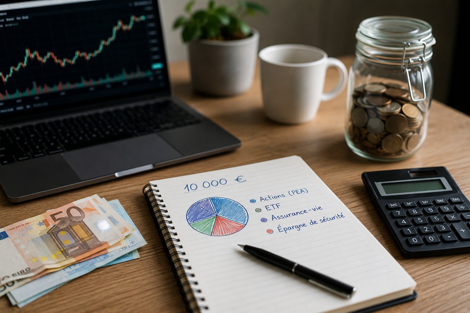 Comment investir avec 10 000 € ? Stratégies et placements