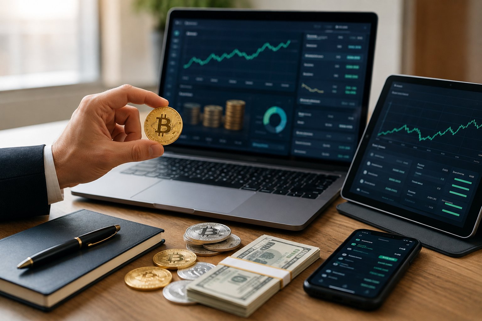 Je vais vérifier les données récentes sur le staking, le lending, les stablecoins, la DeFi, le yield farming, les airdrops, les risques de plateformes et la fiscalité française app